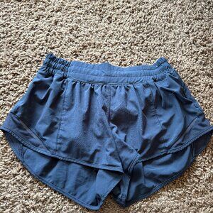 Blue Lululemon Hotty Hot Short